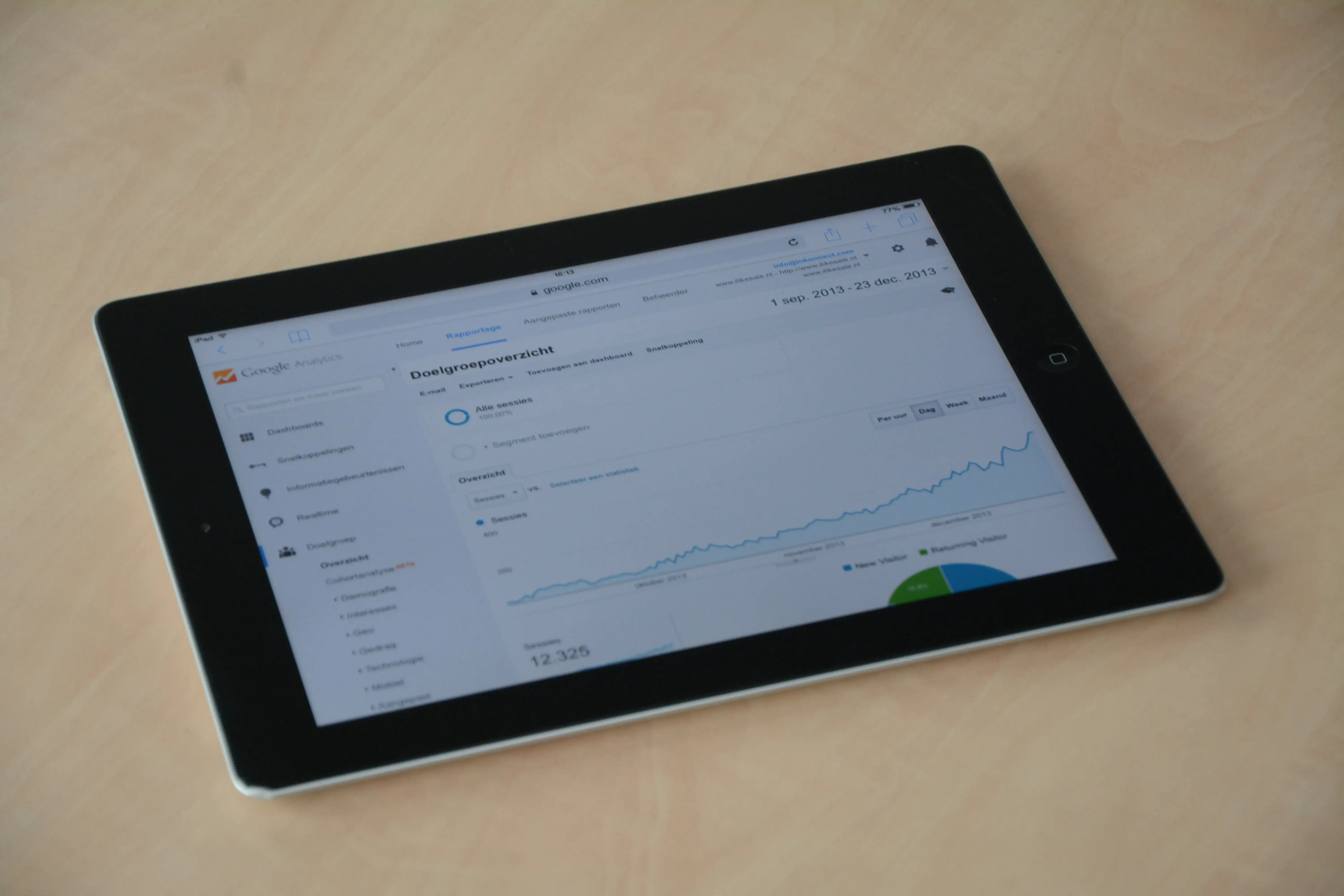Team reviewing analytics dashboards in a modern workspace