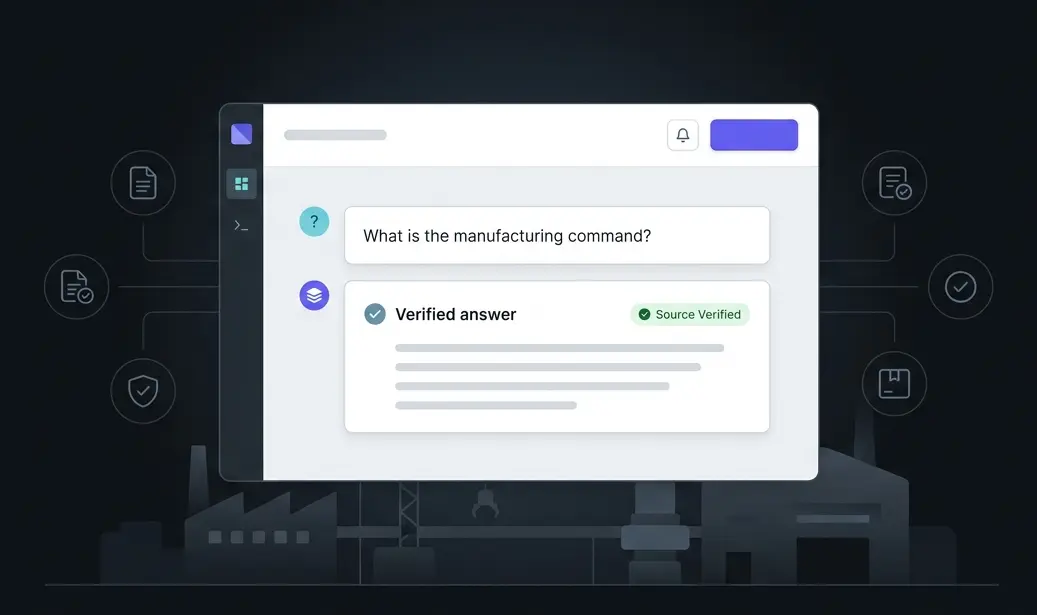 Kaikor Manufacturing Intelligence Platform — verified answers from company knowledge
